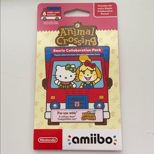 New unopened Sanrio Animal crossing amiibo collab